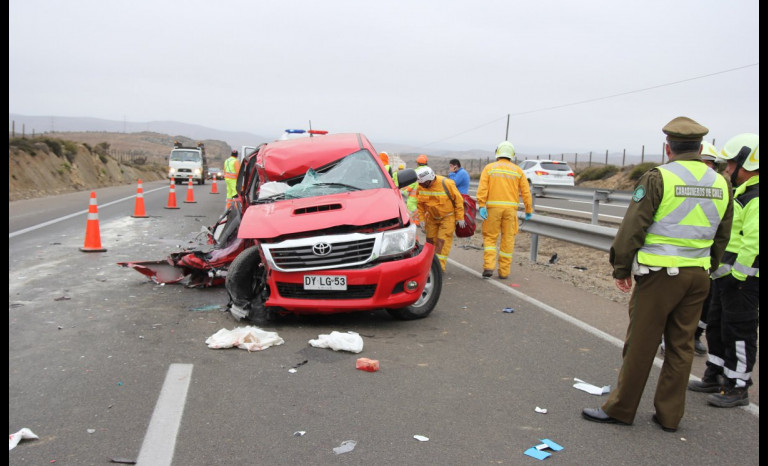 Accidentes carreteros marcan jornada de martes 13 