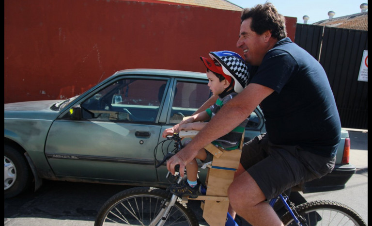 Ovallinos se movilizan por las bicicletas