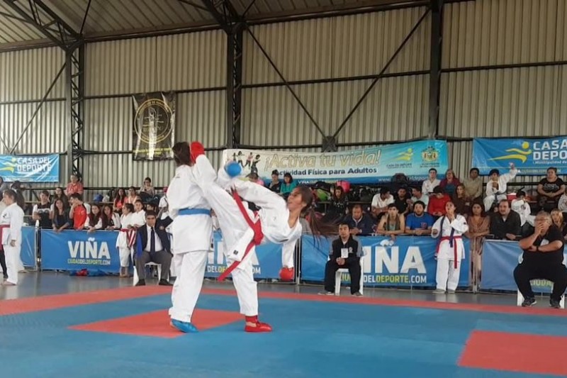 Karate ovallino instala a nueve deportistas en torneo nacional