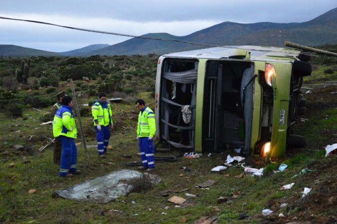 Las imágenes que dejó el trágico accidente en Ruta 5 Norte