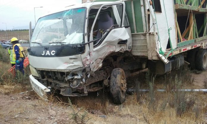 6 heridos deja colisión en rotonda de acceso Sur de Ovalle