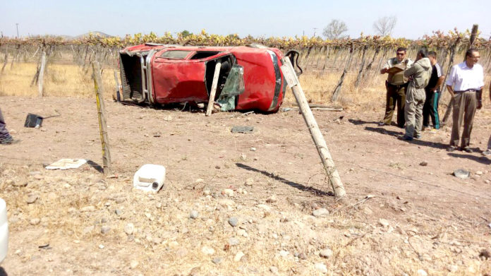 Accidente en Camarico