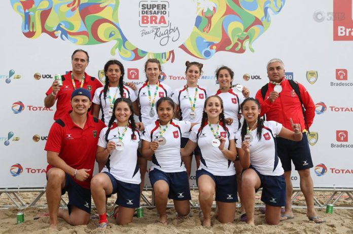 Rugbista local es subcampeona en Brasil