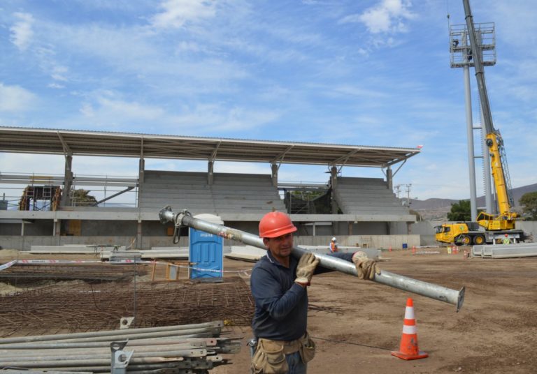 Trabajos en estadio avanzan rápidamente y reducto aún no tiene un nombre