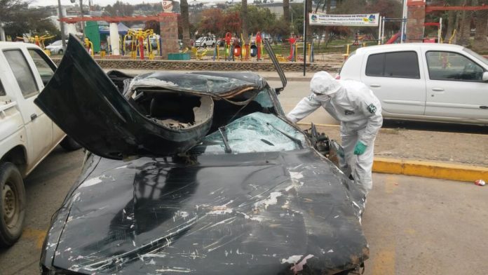 Un fallecido deja robo y posterior accidente de vehículo en ruta  D-43