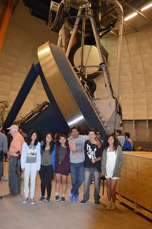 Jóvenes limarinos se deleitan con  la astronomía en el Valle del Elqui