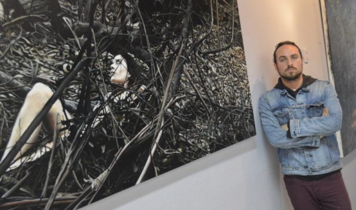 Inauguran muestra de artista plástico 