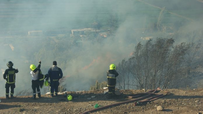 Incendio en La Chimba