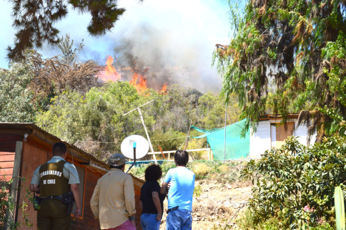 Incendio La Chimba