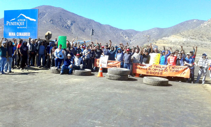 Huelga, mineros