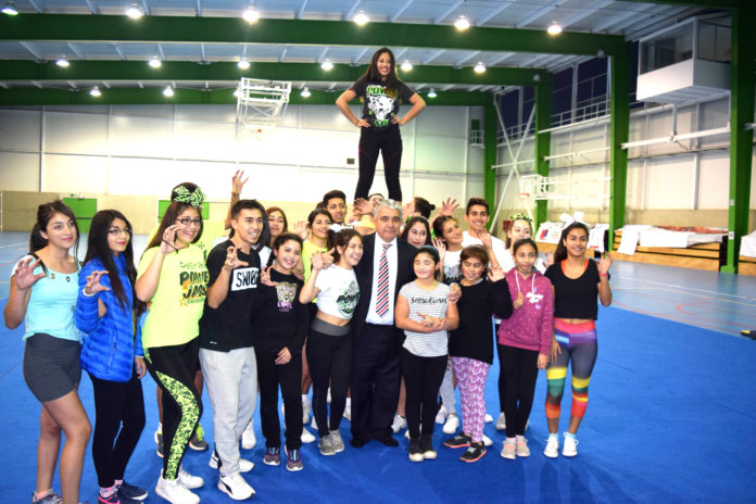 Los cheerleaders ovallinos podrán practicar en mejores condiciones.