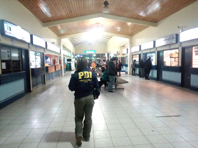 La victima venía en un bus interprovincial desde Calama. Foto: cedida