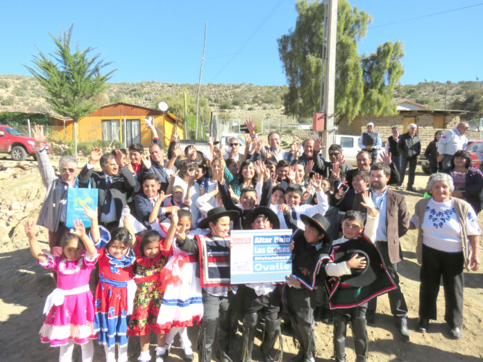 Habitantes de la localidad de Las Cruces.