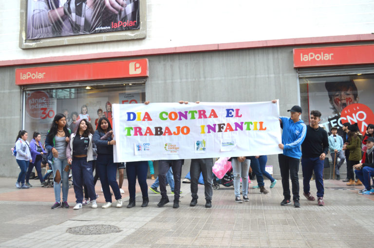 El flashmob realizado por la academia de baile Beat Valley Crew fue el encargado de dar apertura a la intervención. Foto: Felipe López