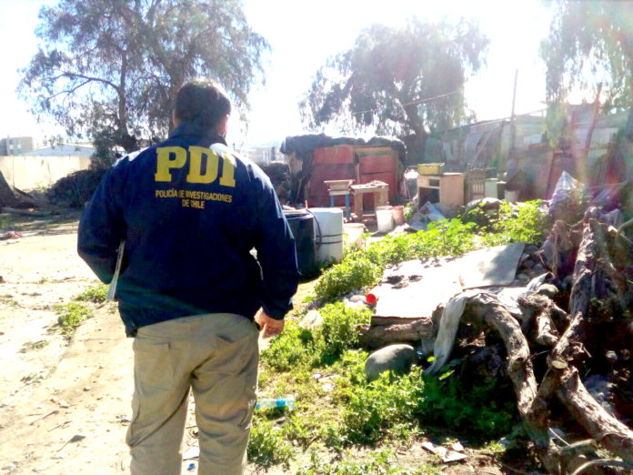 La segunda víctima fue encontrada en la rivera del río Limarí en su hogar de material ligero.