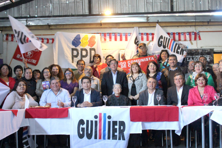 Representantes de todo el eje PR-PPD-PS-PC llegaron hasta el Sindicato de la Construcción en Ovalle, para dar el vamos al Comando Provincial por Alejandro Guillier.