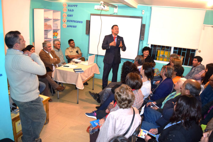 La reunión se desarrolló en el Jardín Infantil Happy Kinder de Villa Las Palmas.