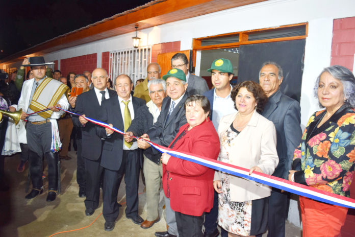 Socios y autoridades inauguraron las obras.