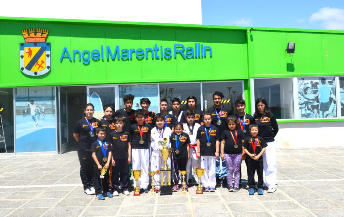 Los taekwondistas regresaron con medallas desde Graneros.