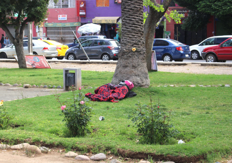 En Ovalle, la mayoría de las personas en situación de calle, se concentra en el sector norte de La Alameda.