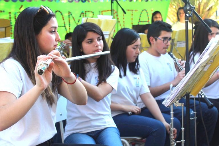 La presentación responde a un convenio cultural pactado por la Municipalidad de Monte Patria.