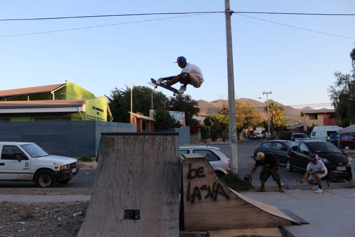 Williams Toro se lució con su Backside 360 Nosegrab.