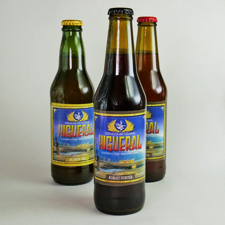 Tres son las variedades con la cuenta Cerveza Higueral: Blonde Ale (rubia), que cuenta con leves toques de arrope de miel, Indian Pole (roja) cerveza con amargo intenso, y Robust Porter (negra) que tiene características de malta tostada y toque amargo