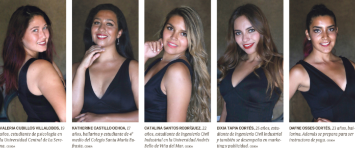 Las candidatas de esta nueva versión del evento ovallino