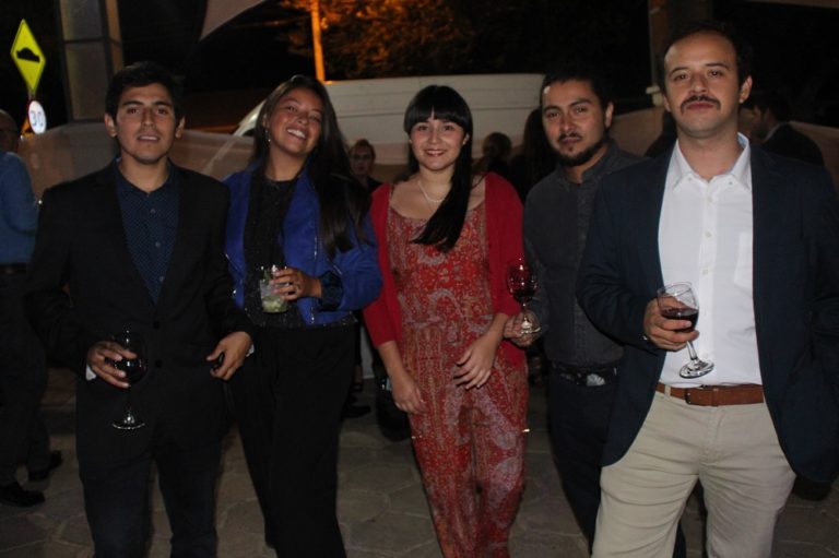 Felipe López, Victoria Vega, Viviana Badilla, Emilio Castro e Ignacio Zuleta.