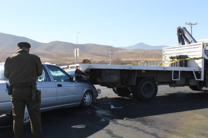 El accidente se produjo a las 10:15 horas en el kilómetro 20 de la ruta D-43