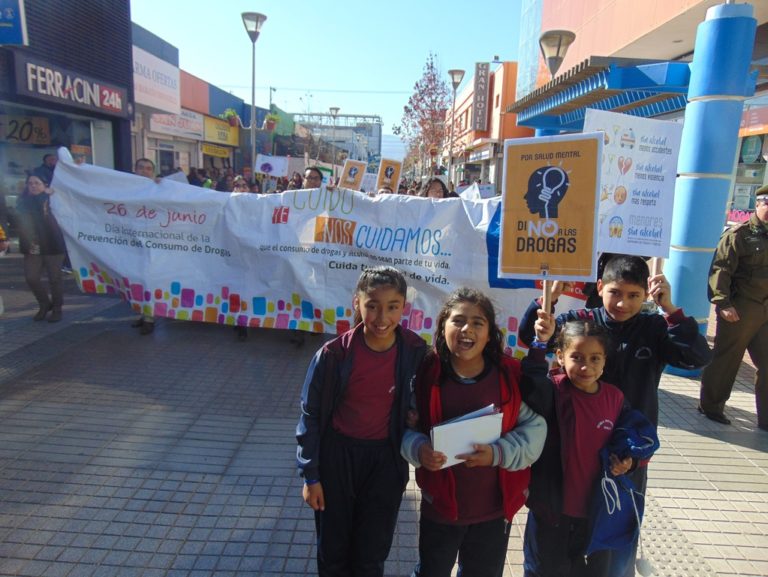 El objetivo fue conmemorar el día Internacional de la lucha contra el uso indebido y el tráfico ilícito de drogas.