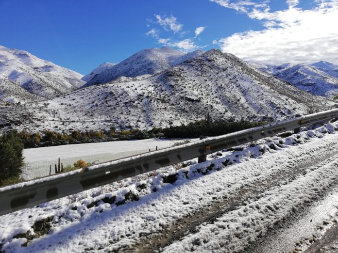 Nieve en Río Hurtado