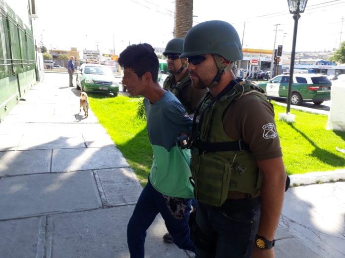 Este miércoles la Sección de Investigaciones Policiales (SIP) de la Tercera Comisaría de Carabineros en Ovalle logró la detención de R.M.F.O (18).