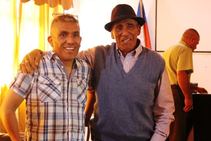 Milton Araya se reunió con su padre Milton Villalobos. No se veían hace cinco décadas. Crédito: Kamila M.