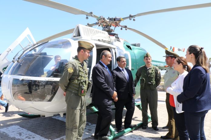 Carabineros utilizará su helicóptero para realizar patrullajes