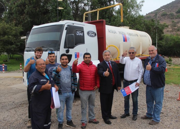 En Limarí operan en total 35 aljibes, entregando agua semanalmente a los usuarios particulares y a los estanques comunitarios.