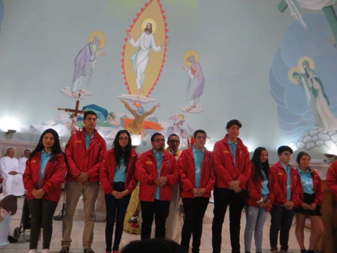 Los jóvenes son parte de la Pastoral Juvenil de la Parroquia El Divino Salvador. Crédito: Cedida