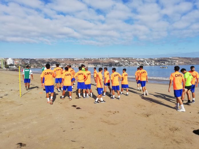 El Ciclón de Ovalle preparándose para enfrentar a sus rivales en el Campeonato de Tercera A.