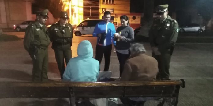 El operativo solidario nocturno tuvo lugar en las principales arterias de la ciudad.