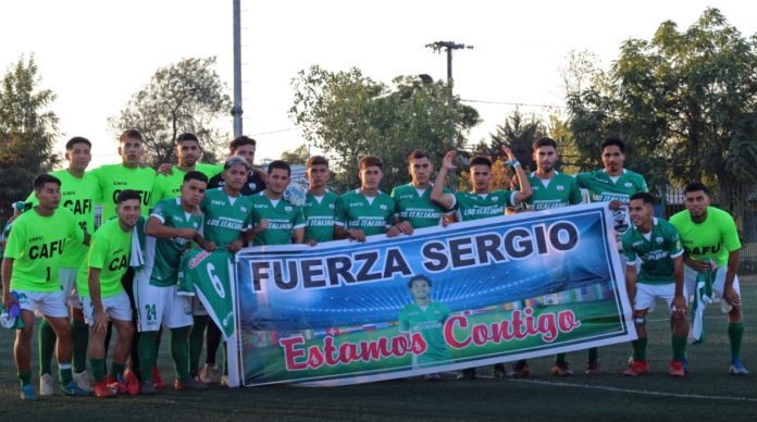 Durante la jornada el equipo de Provincial Ovalle homenajeó a Sergio Sandoval, quien debido a una lesión está alejado de las canchas.