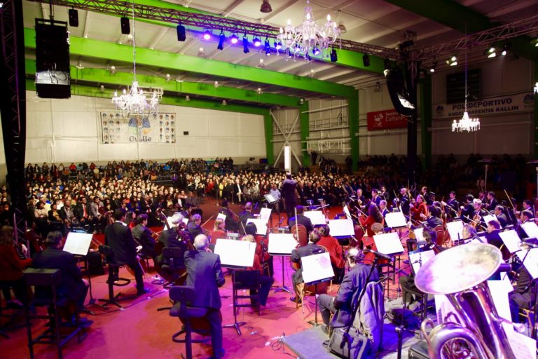 El jueves 27 de junio la Orquesta Sinfónica Nacional de Chile se presentó en Ovalle.