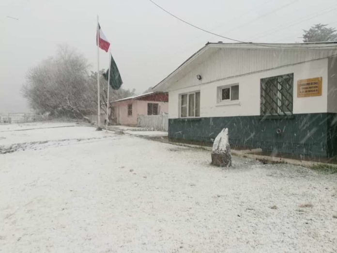 Imagen del retén Las Tórtolas de Carabineros, en la comuna de Monte Patria.