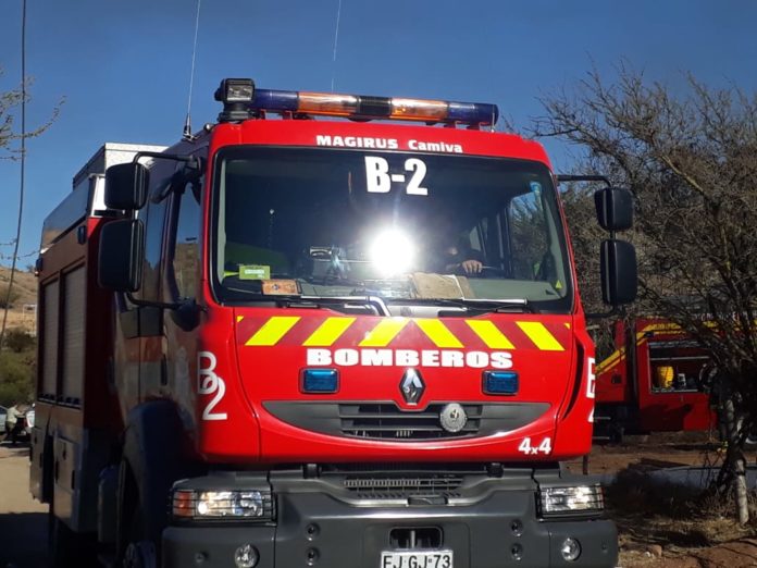 El procedimiento adoptado por el Cuerpo de Bomberos de Punitaqui ocurrió la tarde de este martes en La Higuera de Punitaqui.