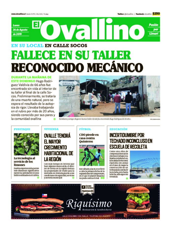 PORTADA 26-08-2019