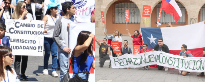 Los comandos por el Rechazo y el Apruebo comenzarán con intervenciones en diferentes puntos de la provincia.