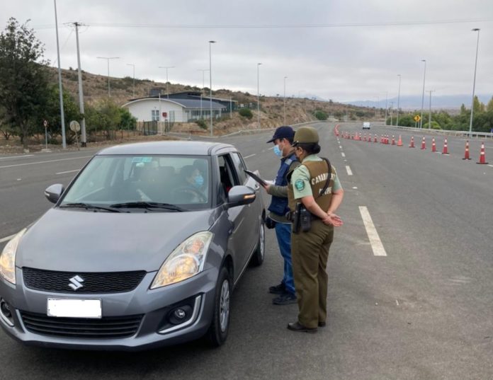 Poca movilidad caracterizaron los accesos a Ovalle en este fin de semana.