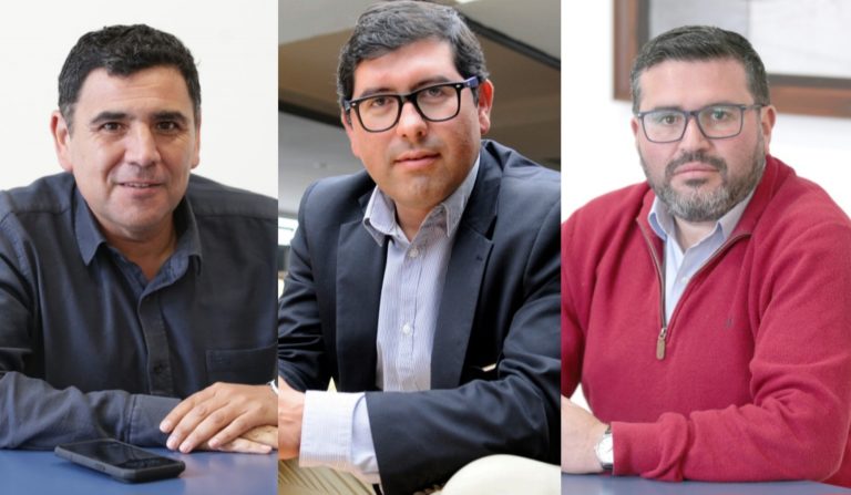 Cristian Herrera, Camilo Ossandón y Nicolás Araya son hasta ahora la cartas que se verán las caras en las próximas municipales en Monte Patria.